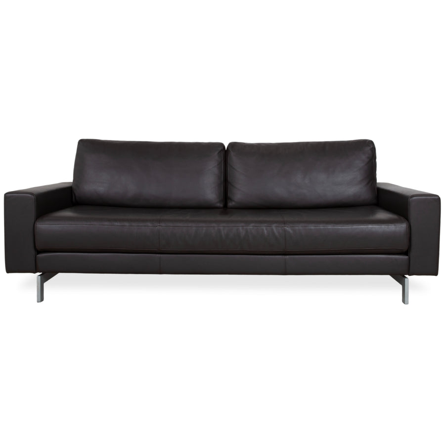 Rolf Benz Vida Leder Dreisitzer Braun Sofa Couch