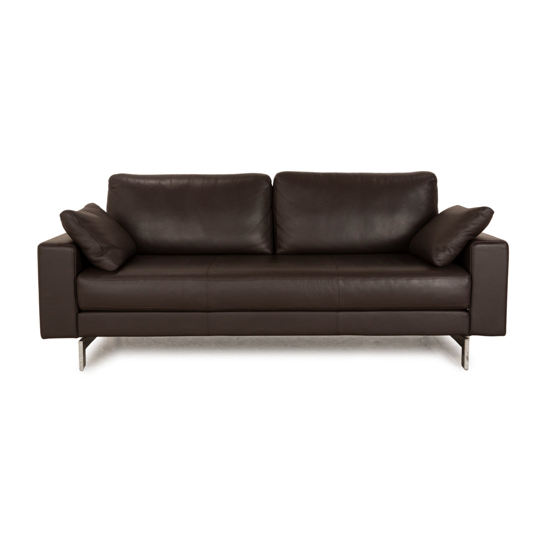 Rolf Benz Vida Leder Zweisitzer Dunkelbraun Sofa Couch