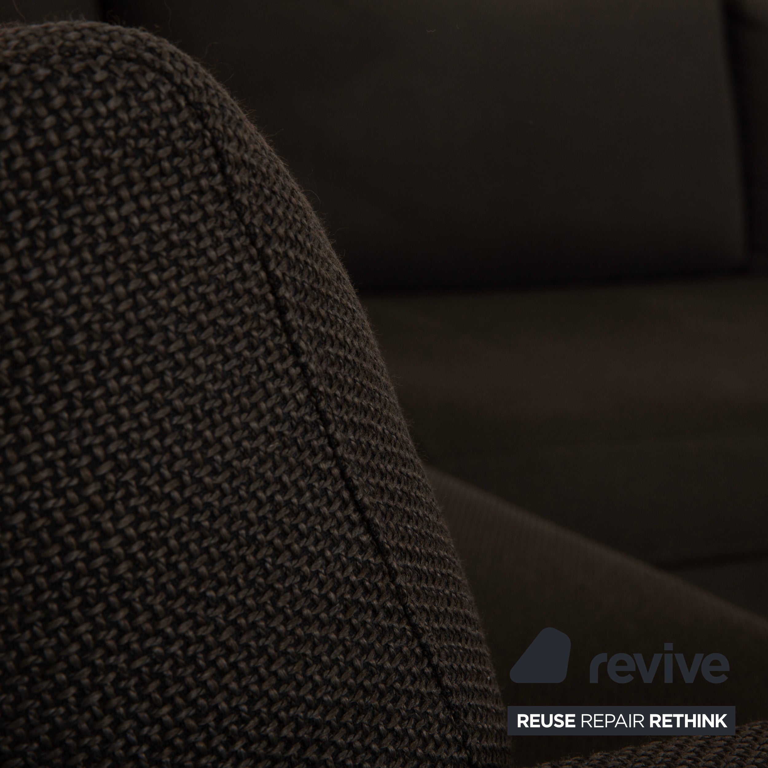 Rolf Benz Vida Stoff Ecksofa Braun Sofa Couch