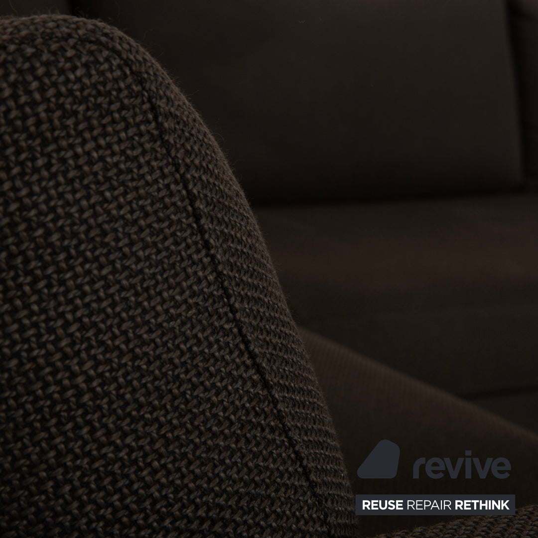 Rolf Benz Vida Stoff Ecksofa Braun Sofa Couch