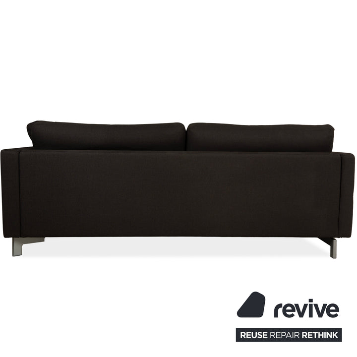 Rolf Benz Vida fabric corner sofa brown sofa couch