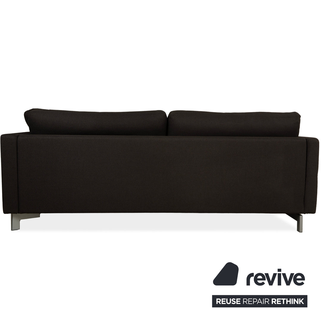 Canapé d'angle en tissu marron Rolf Benz Vida
