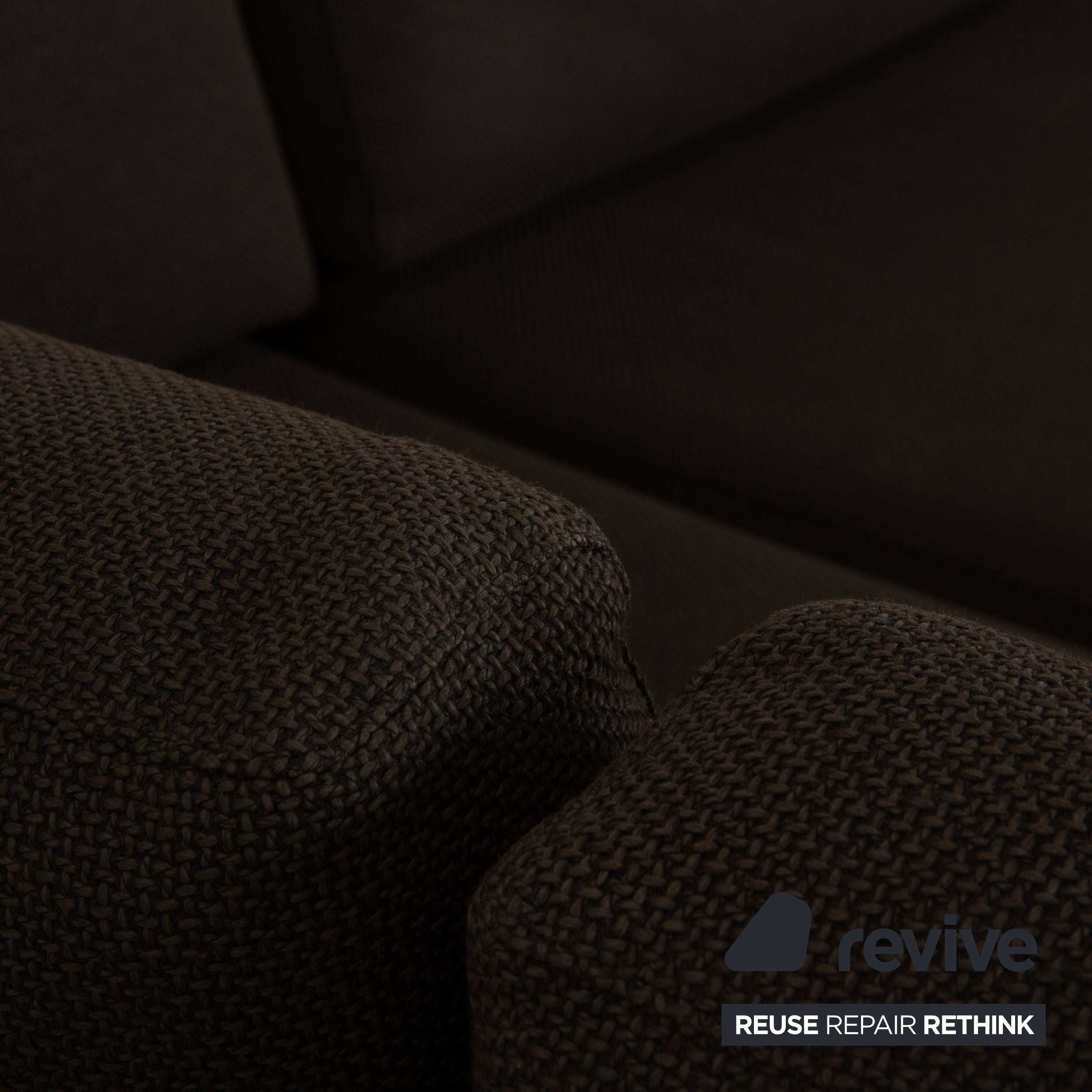 Rolf Benz Vida Stoff Ecksofa Braun Sofa Couch