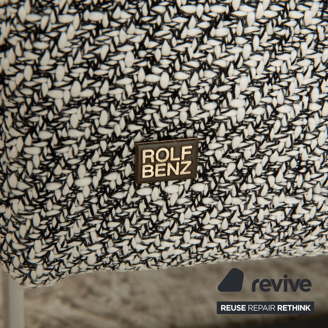 Rolf Benz Vida fabric corner sofa gray sofa couch function chaise longue right new cover