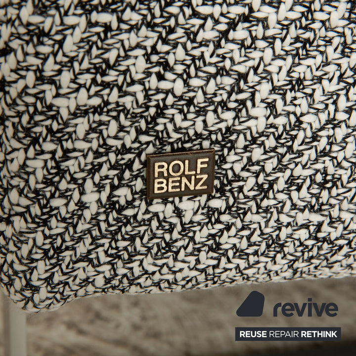 Rolf Benz Vida fabric corner sofa gray sofa couch function chaise longue right new cover