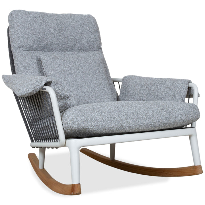 Rolf Benz Yoko Sessel Grau Outdoor Gartensessel Schaukelstuhl