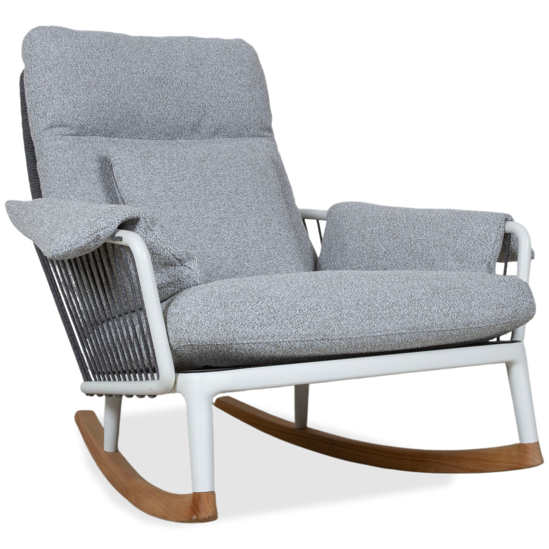 Rolf Benz Yoko Sessel Grau Outdoor Gartensessel Schaukelstuhl