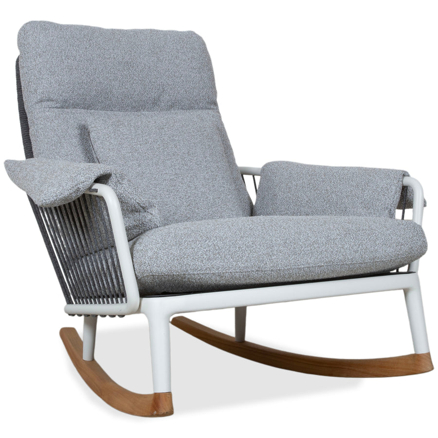 Rolf Benz Yoko Sessel Grau Outdoor Gartensessel Schaukelstuhl