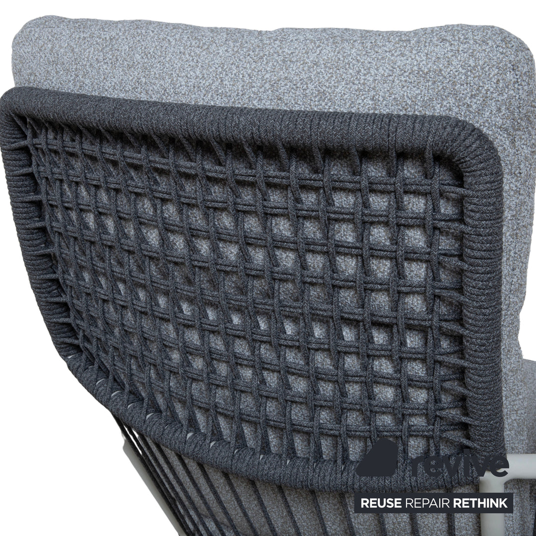 Rolf Benz Yoko Sessel Grau Outdoor Gartensessel Schaukelstuhl