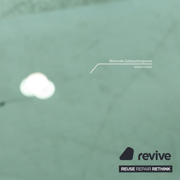 Ronald Schmitt glass dining table silver with pull-out function 155 x 265 cm