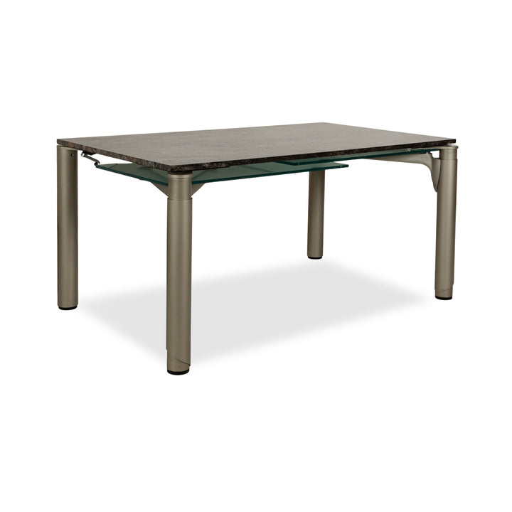 Ronald Schmitt 801E Stone Dining Table Grey Extendable 155-265 x 90 x 75 cm