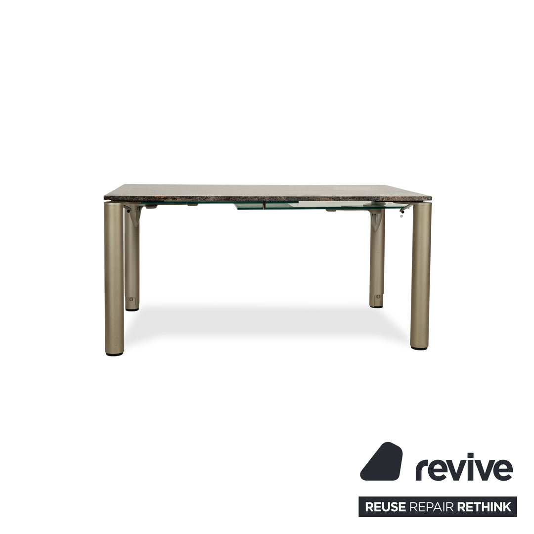 Ronald Schmitt 801E Stone Dining Table Grey Extendable 155-265 x 90 x 75 cm