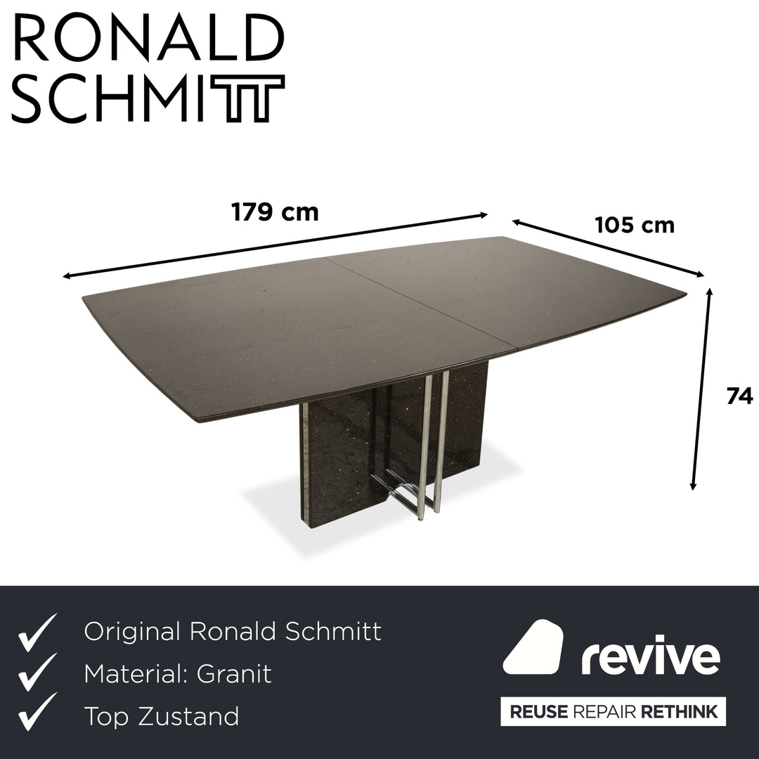 Ronald Schmitt Girolift Granite Dining Table Grey