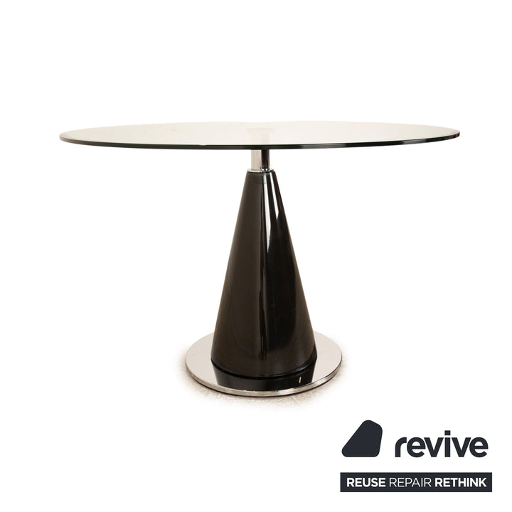 Ronald Schmitt Glass Dining Table Black