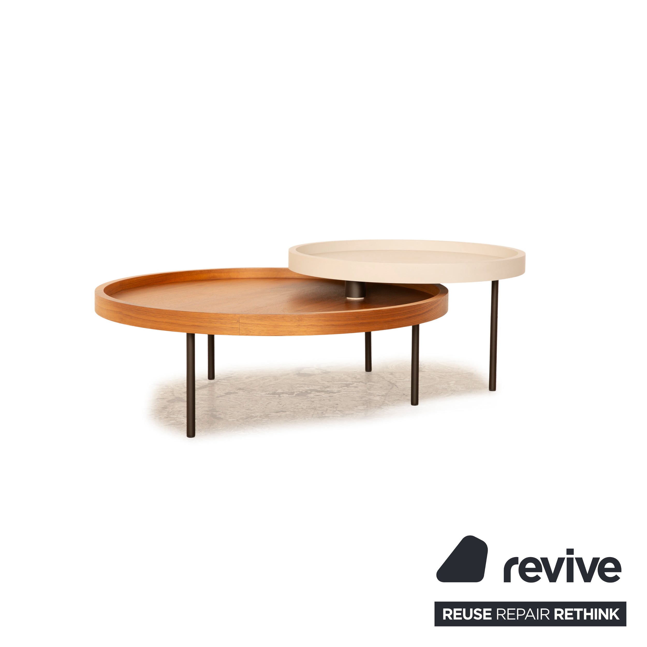 センターテーブル　Ronald Schmitt Ronald Schmitt Couchtisch H 630 Braun Holz - 2. Hand - Revive.de