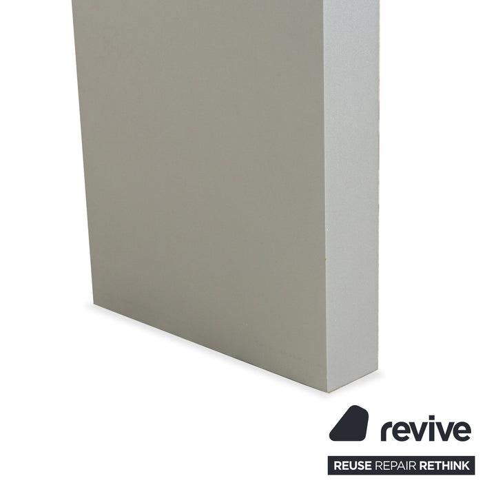 Ronald Schmitt K5000 Glass Dining Table Silver Chrome Manual Function