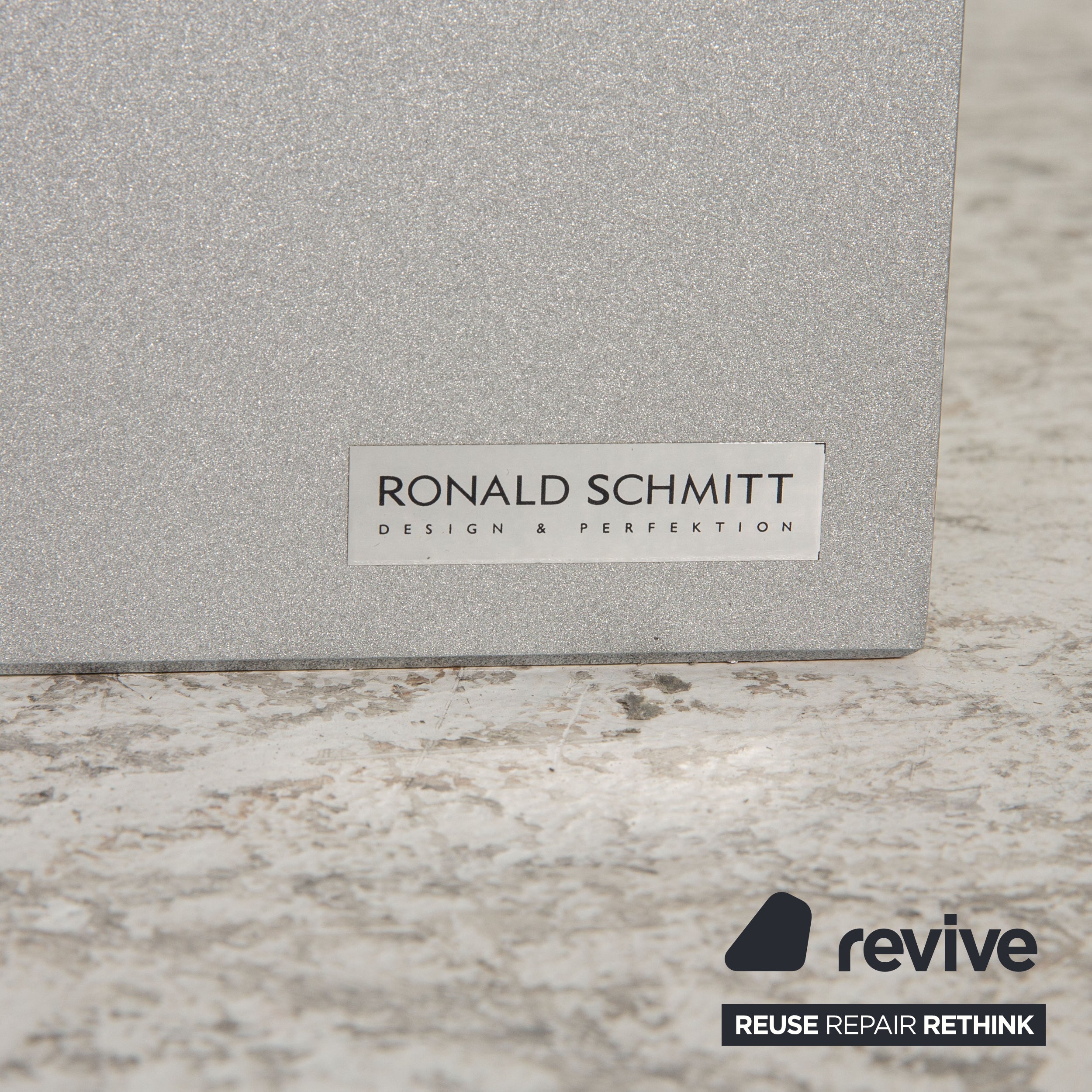 Ronald Schmitt K5000/E Glass Tisch Silber Esstisch Funktion