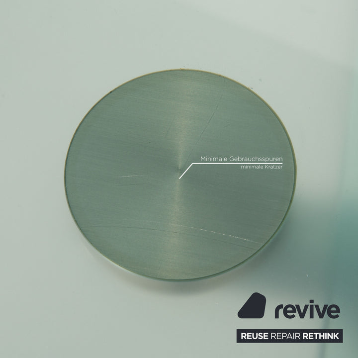 Ronald Schmitt K5000/E Table en Verre Argent Table à Manger Fonction