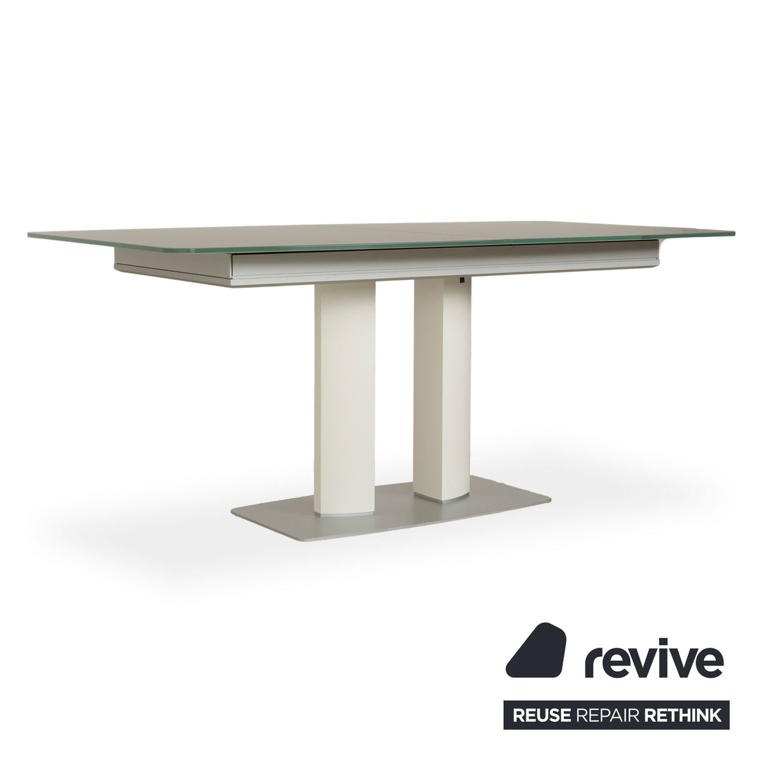 Ronald Schmitt P2623 Wood Glass Dining Table Grey Extendable 170-260 x 95 x 75 cm