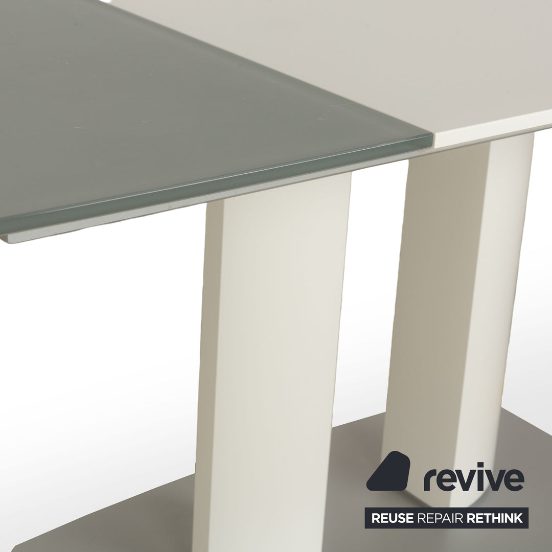 Ronald Schmitt P2623 Wood Glass Dining Table Grey Extendable 170-260 x 95 x 75 cm