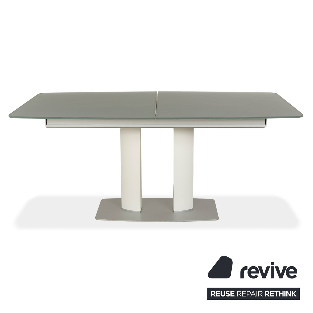 Ronald Schmitt P2623 Wood Glass Dining Table Grey Extendable 170-260 x 95 x 75 cm