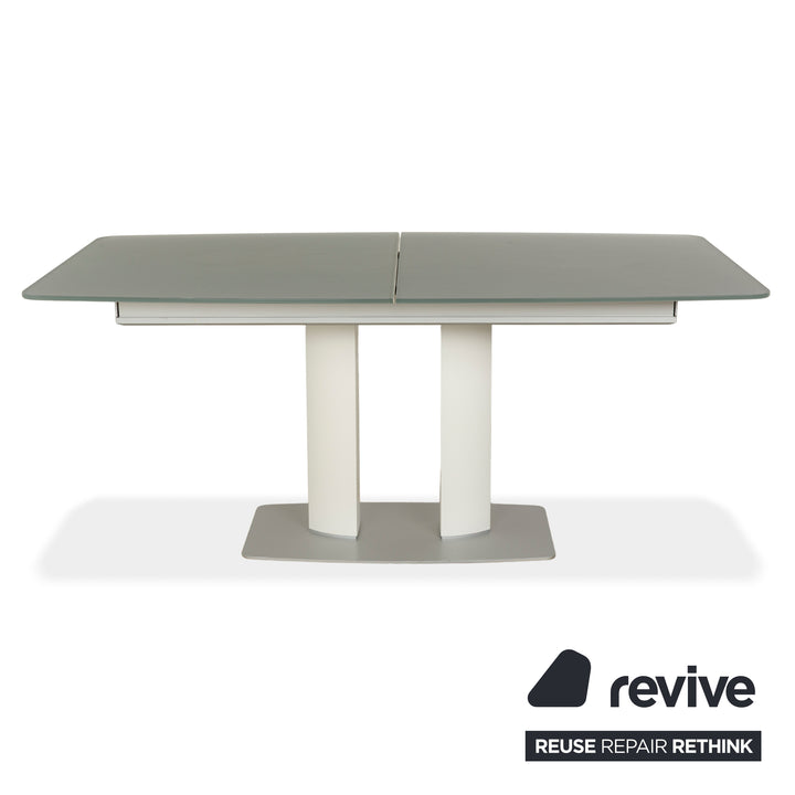 Ronald Schmitt P2623 Wood Glass Dining Table Grey Extendable 170-260 x 95 x 75 cm