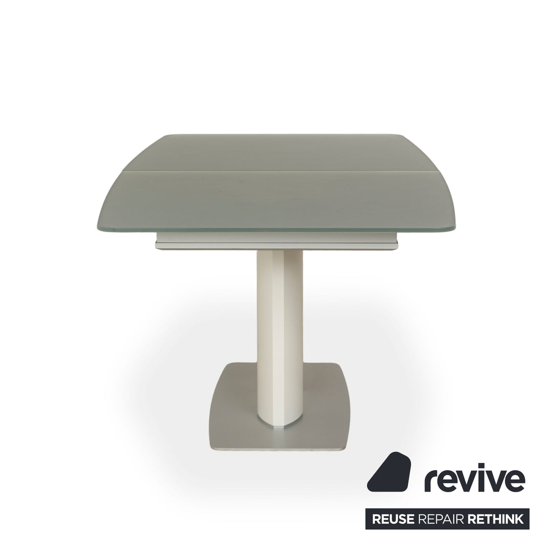 Ronald Schmitt P2623 Wood Glass Dining Table Grey Extendable 170-260 x 95 x 75 cm