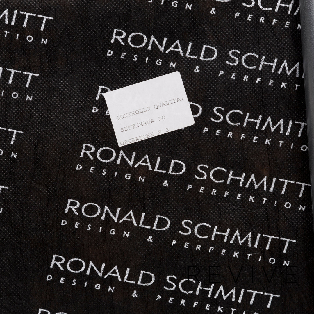 Ronald Schmitt RST 18 Leather Chair Black Armchair Dining Chair #12645