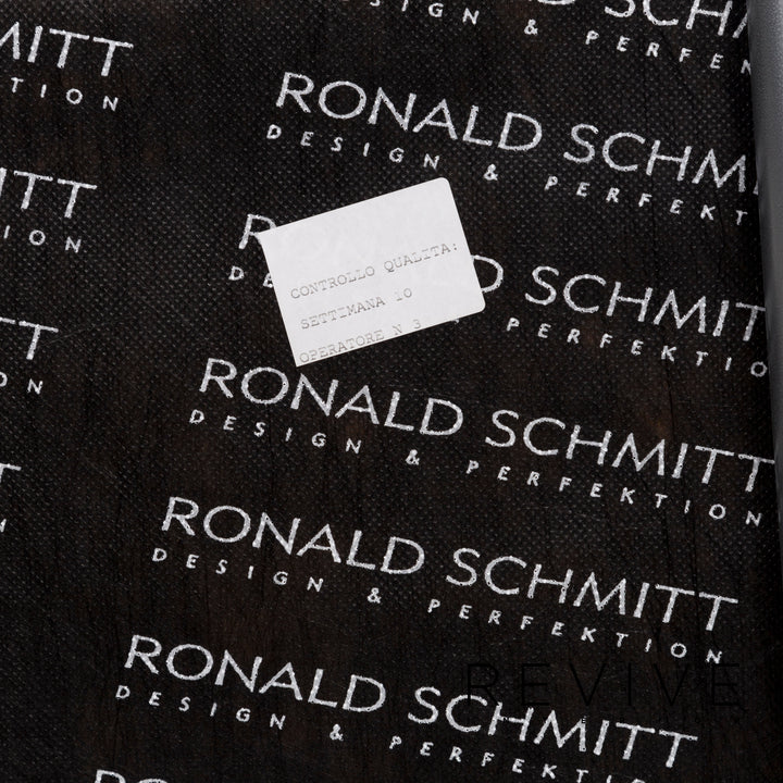 Ronald Schmitt RST 18 Leather Chair Black Armchair Dining Chair #12645