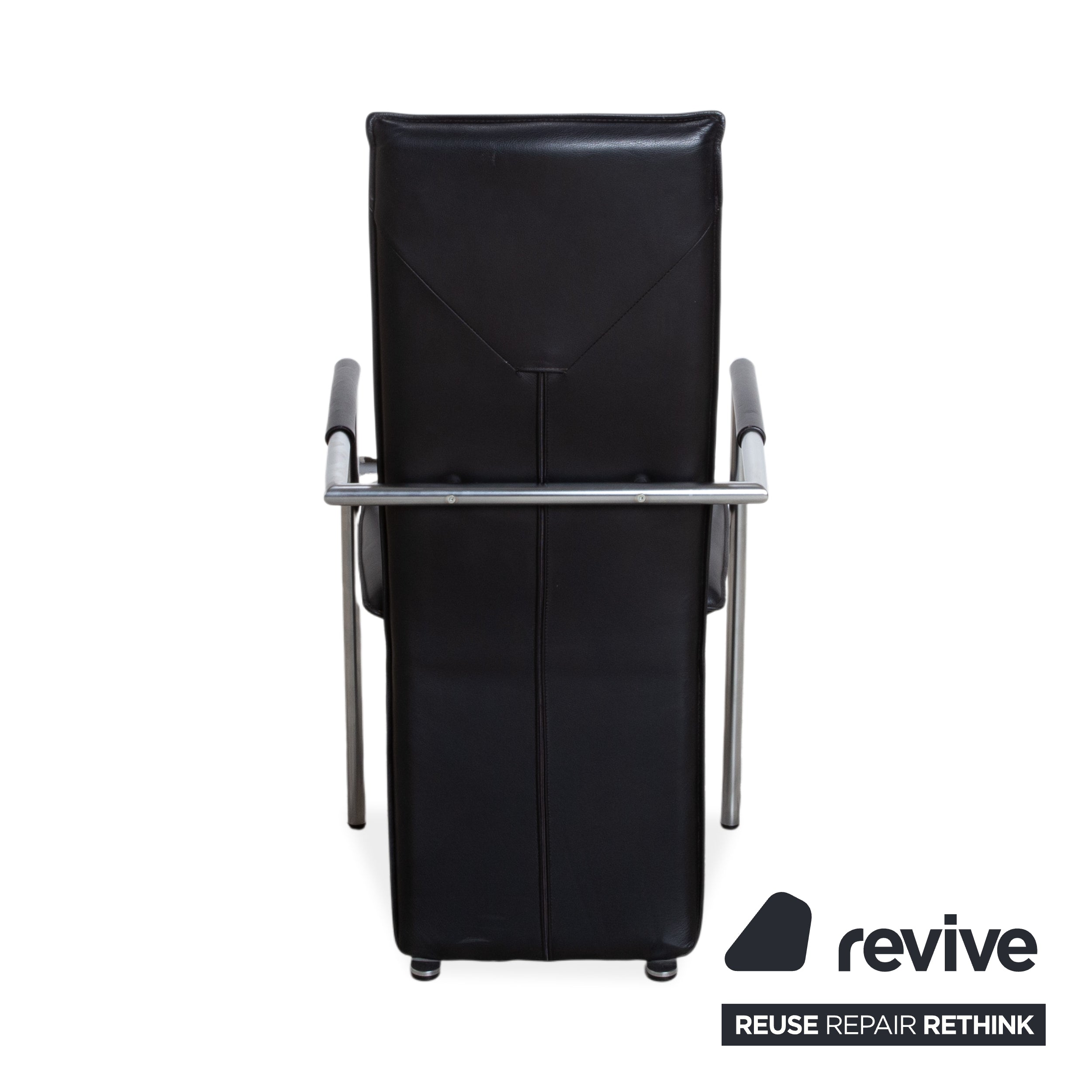 Ronald Schmitt RST 6 Leder Stuhl Schwarz Esszimmer