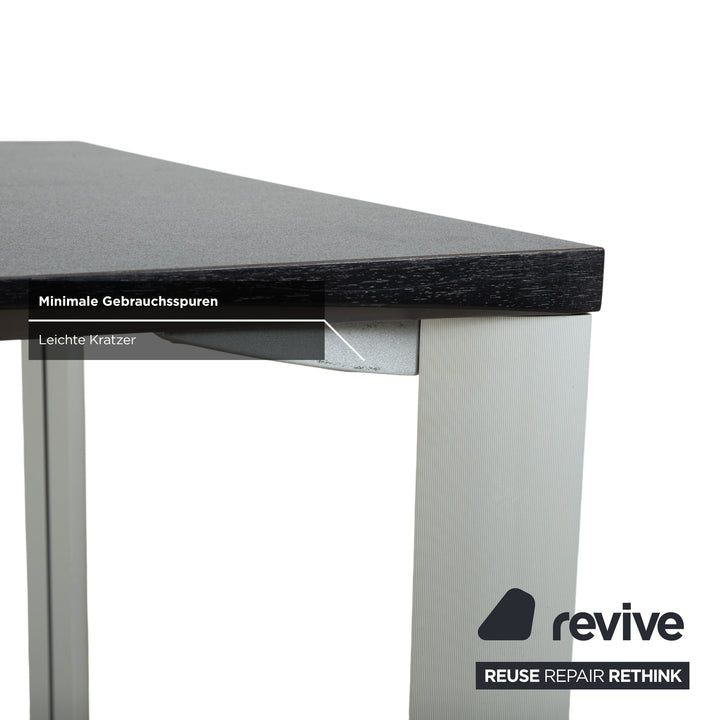 Table à manger Rosenthal Gris foncé Anthracite Gris Argent 140 x 90 cm