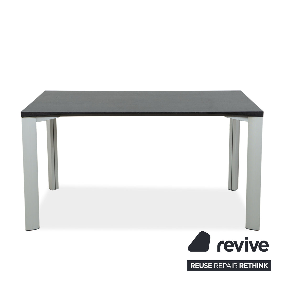 Table à manger Rosenthal Gris foncé Anthracite Gris Argent 140 x 90 cm