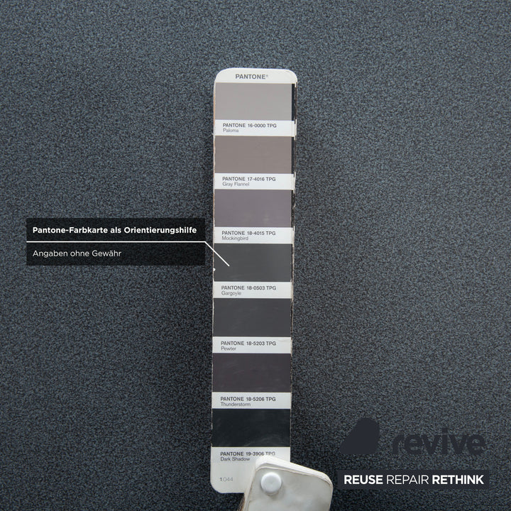 Rosenthal Esstisch Dunkelgrau Silber Beine 180 x 90 cm