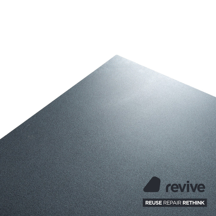 Rosenthal Esstisch Dunkelgrau Silber Beine 180 x 90 cm