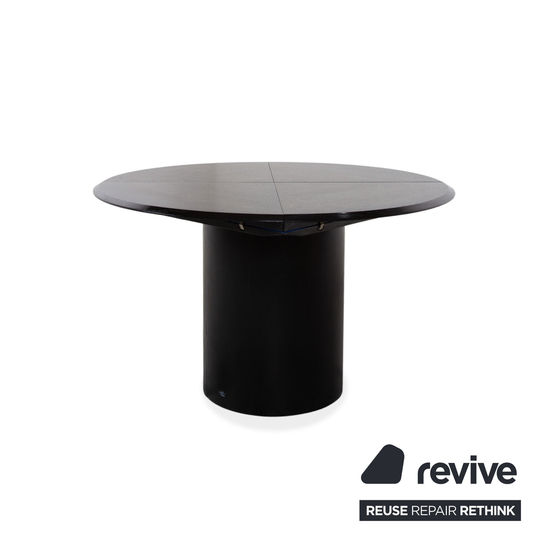 Rosenthal Quadrondo Holz Esstisch Schwarz Blau manuelle Funktion Esszimmer