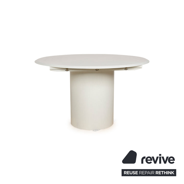Rosenthal Quadrondo wooden dining table white extendable