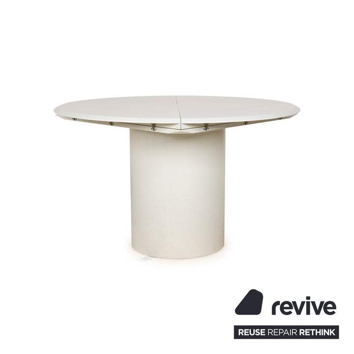 Rosenthal Quadrondo wooden dining table white extendable