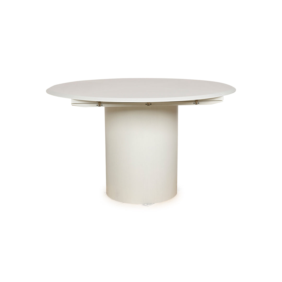 Rosenthal Quadrondo wooden dining table white extendable