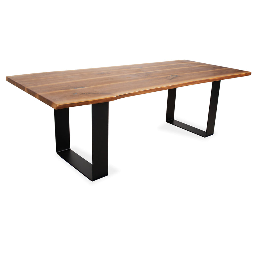 Rott Woodart Holz Esstisch Braun Schwarz Massivholz 240 x 100 cm