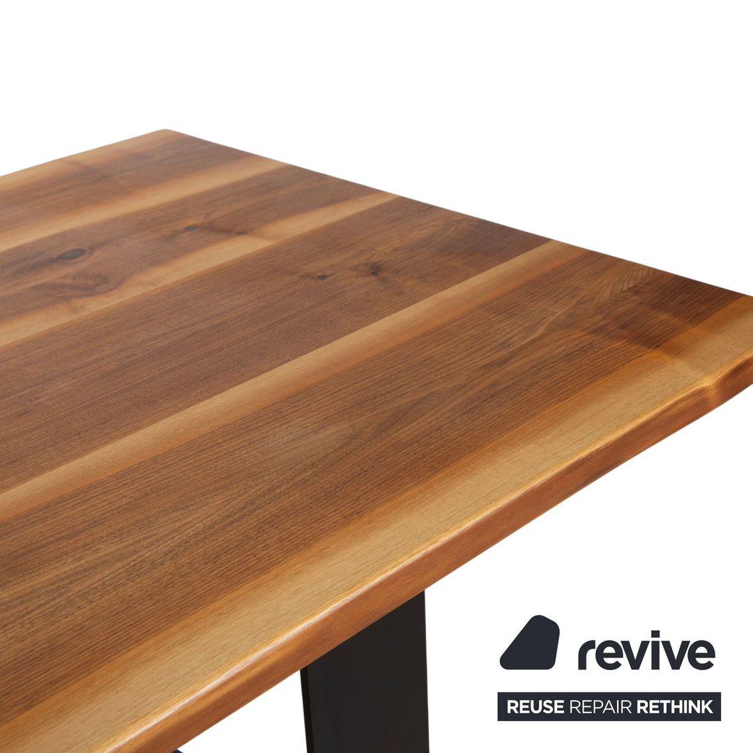 Rott Woodart Solid Wood Dining Table Brown Black 240 x 100 cm
