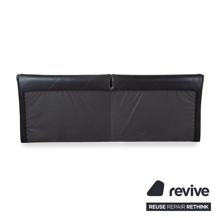 Ruf Bett Schwarz Kunstleder manuelle Funktion