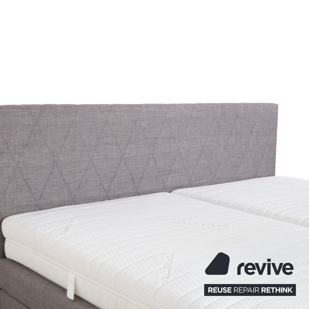 RUF Fabric Bed Grey Bedroom Box Spring Bed Electric Function