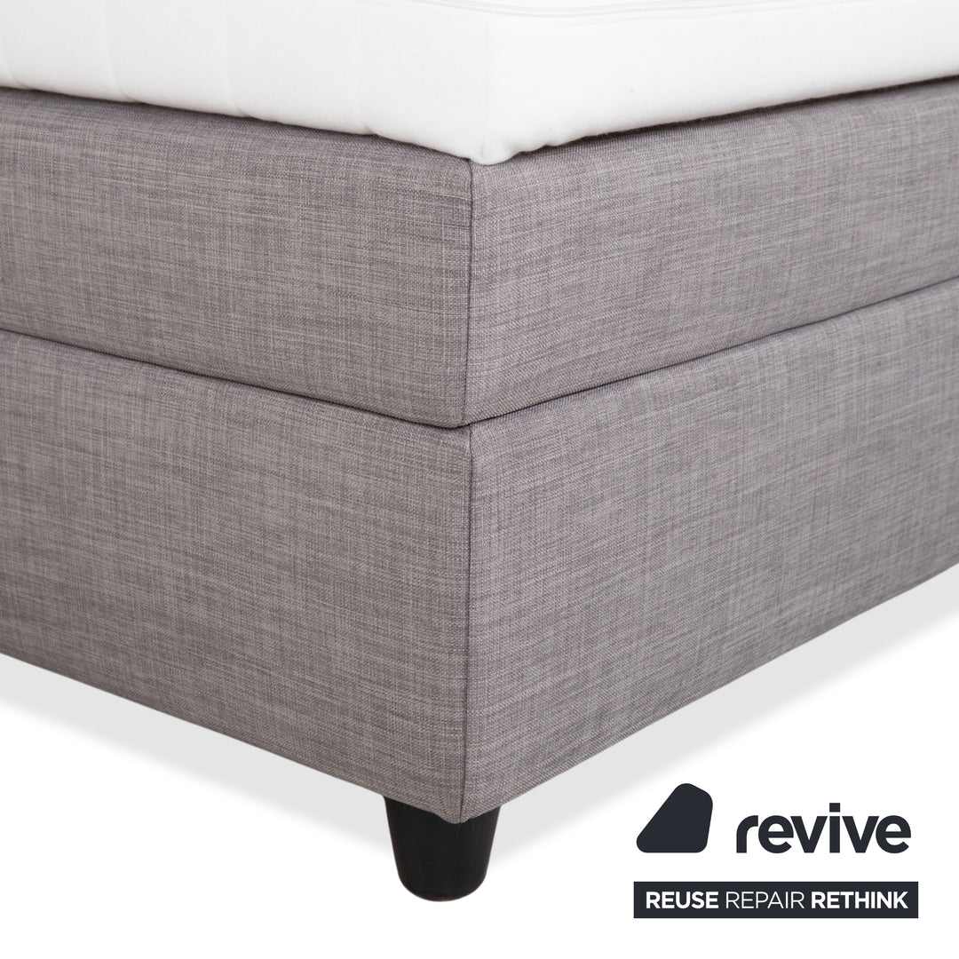 RUF Stoff Bett Grau Schlafzimmer Boxspringbett elektrische Funktion