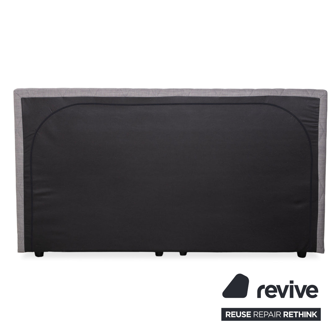 RUF Stoff Bett Grau Schlafzimmer Boxspringbett elektrische Funktion