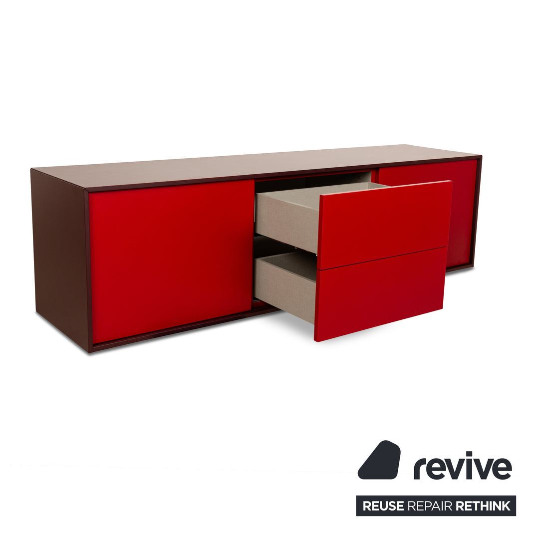 San Giacomo Wood Sideboard Red