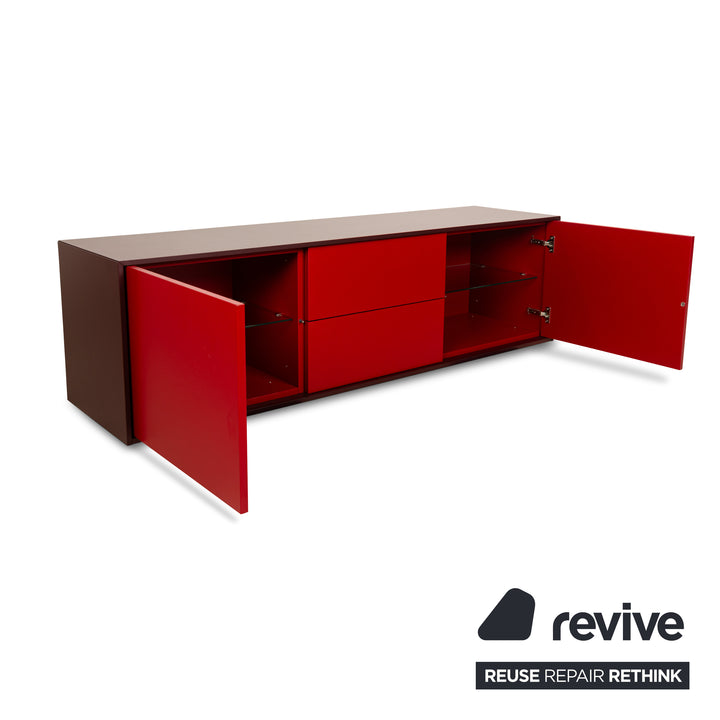San Giacomo Wood Sideboard Red