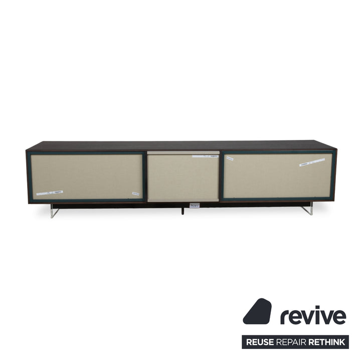 San Giacomo Lampo Holz Sideboard Schwarz Braun Petrol Grün Lowboard