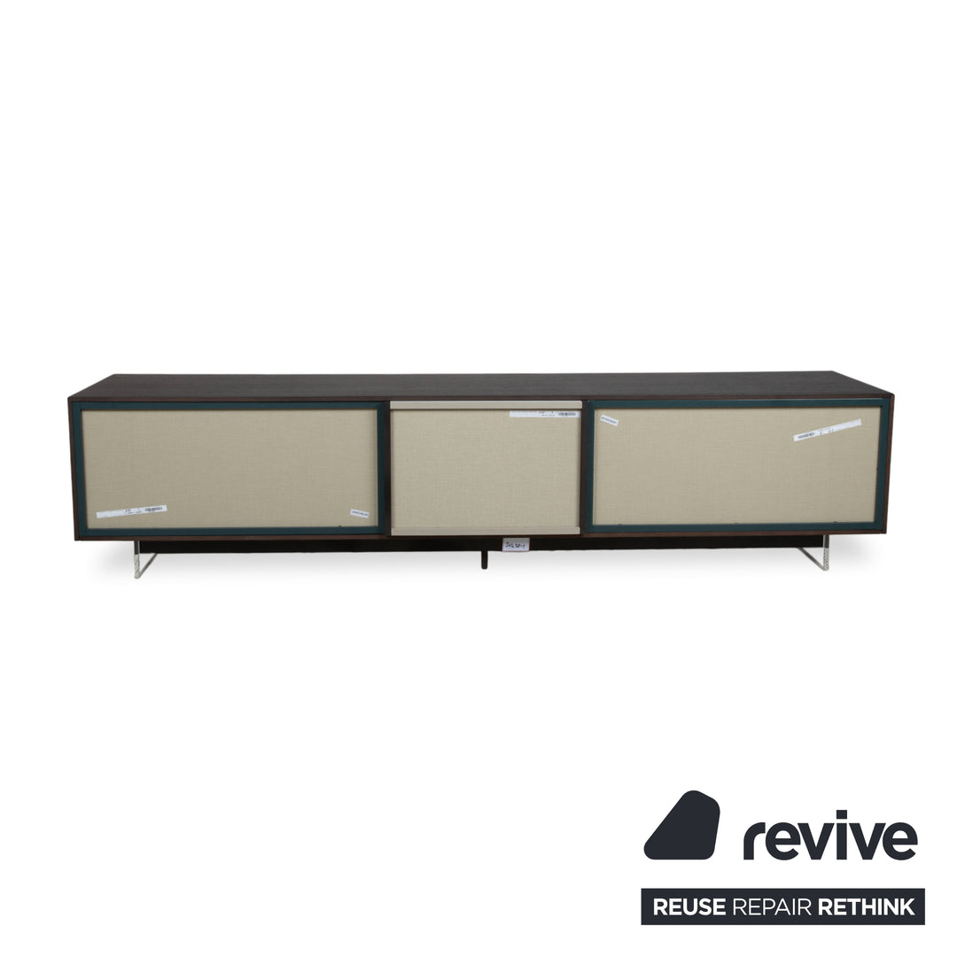 San Giacomo Lampo Holz Sideboard Schwarz Braun Petrol Grün Lowboard