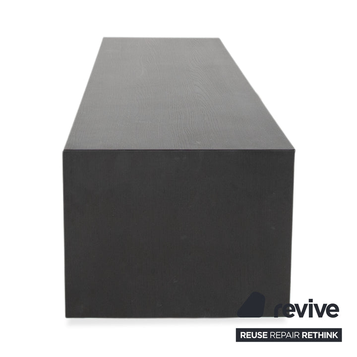 San Giacomo Lampo Holz Sideboard Schwarz Braun Petrol Grün Lowboard