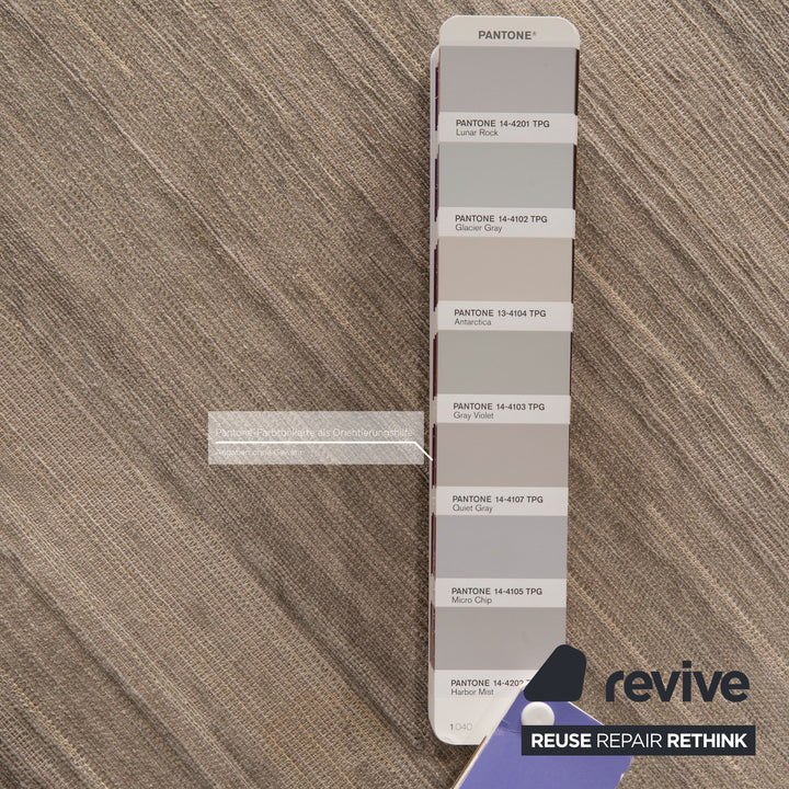 Saporiti Italia Wave fabric sofa set two seater gray function